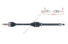 KOMPLE AKS SAG ON UZUNLUK 1011mm RENAULT KADJAR 1.5 DCI A-T 2015- 391000797R