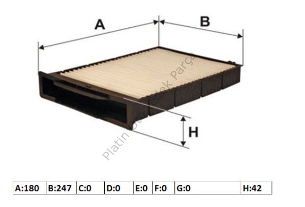 POLEN FILTRESI MEGANE II 7701055109