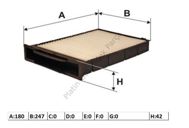 POLEN FILTRESI MEGANE II 7701055109