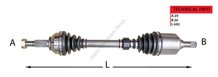 AKS KOMPLE SOL QASHQAI 07>11 1.5DCI 39101_JD52B