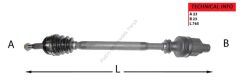 AKS SAG (ABSLI) CLIO -14 LOGAN 04> 1.5DCI 8200499306