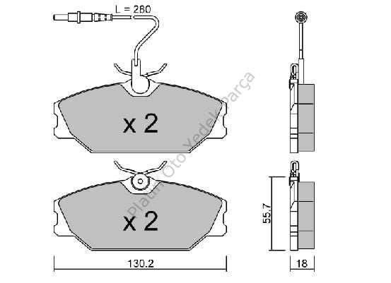 ON FREN BALATASI DISK LAGUNA I 93>01- 6000008895 7701035895 7701202050 7701202896 7701202973