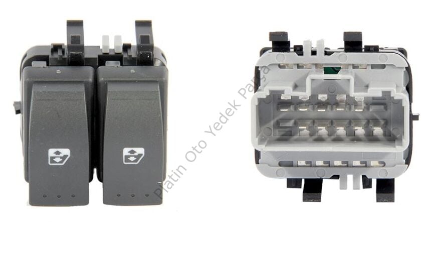 CAM DUGMESI ON SOL FISLI MEGANE II  GRI 8200315033 8200315042