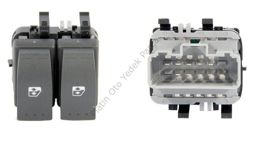 CAM DUGMESI ON SOL FISLI MEGANE II  GRI 8200315033 8200315042