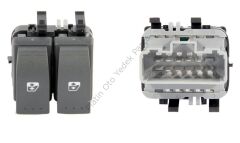 CAM DUGMESI ON SOL FISLI MEGANE II  GRI 8200315033 8200315042