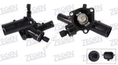 TERMOSTAT KOMPLE CIFT MUSURLU PLASTIK 108 °C CLIO III 1.2i 16v 2005-2012 8200400294