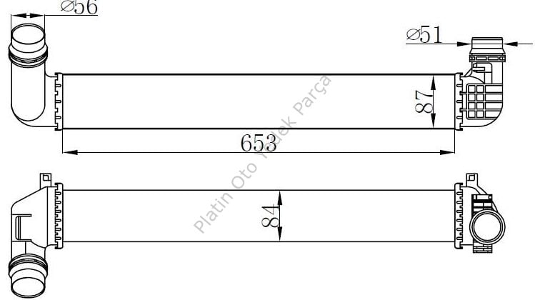 TURBO RADYATORU FLUENCE MEGANE III 1.5DCI 144960024R