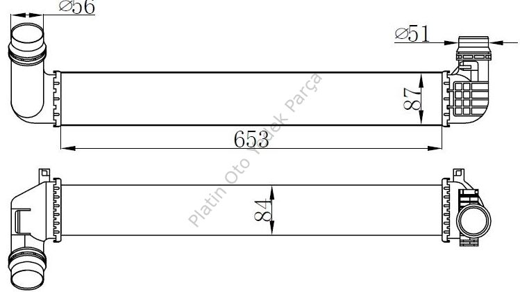TURBO RADYATORU FLUENCE MEGANE III 1.5DCI 144960024R