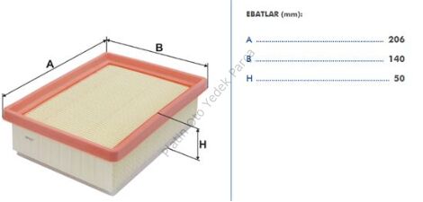 HAVA FILTRESI JOGGER SANDERO III STEPWAY 165464877R