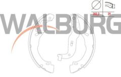 FREN PABUC BALATA LEVYELI ARKA 202,2X39 CLIO V 1.0 Sce - 1.0 Tce - 1.3 Tce - 1.5 BLUE DCI 2020- 440604584R