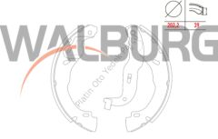 FREN PABUC BALATA LEVYELI ARKA 202,2X39 CLIO V 1.0 Sce - 1.0 Tce - 1.3 Tce - 1.5 BLUE DCI 2020- 440604584R