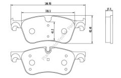FREN BALATASI ON DUSTER III KANGO QASHQAI J12 410A15079R
