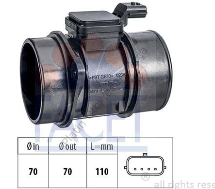 HAVA AKISMETRESI MEGANE III FLUENCE 8200682558