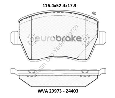 FREN BALATASI ON CLIO III DUSTER MODUS 7701208422