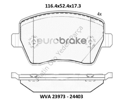 FREN BALATASI ON CLIO III DUSTER MODUS 7701208422