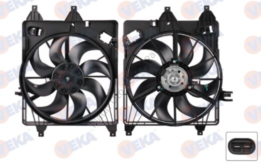 FAN MOTORU SU RADYATORU DAVLUMBAZLI TEKLI FANLI RENAULT CLIO II 1.5 DCI 1998-2005 7701044183 7701070217
