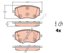 ON FREN BALATASI CLIO V MICRA V 410608885R D106000Q1J