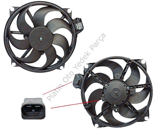 FAN MOTORU SU+KLIMA DAVLUMBAZLI FLUENCE 08> MEGANE III 08> SCENIC III 09> 414812415R 214810898R