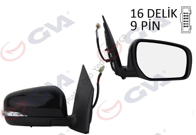 DIS DIKIZ AYNASI SAG KALEOS ELEKTRIKLI+ISITMALI+SINYALLI+KATLANIR+SENSORLU 963010337R