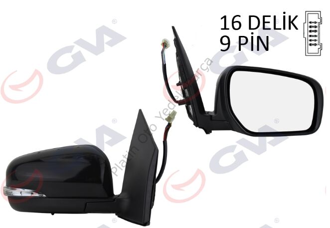 DIS DIKIZ AYNASI SAG KALEOS ELEKTRIKLI+ISITMALI+SINYALLI+KATLANIR+SENSORLU 963010337R