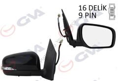 DIS DIKIZ AYNASI SAG KALEOS ELEKTRIKLI+ISITMALI+SINYALLI+KATLANIR+SENSORLU 963010337R