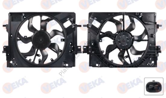 FAN MOTORU DAVLUMBAZLI TEK FANLI CLIO V 1.3 Tce - 1.5 BLUE DCI 2020- 214810411R