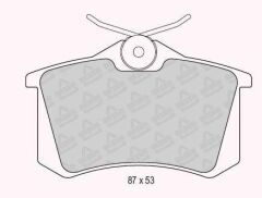 FREN BALATASI ARKA MEGANE II FLUENCE MEGANE IV GOLF I II III PASSAT POLO CADDY BORA 573005 00 440605839R
