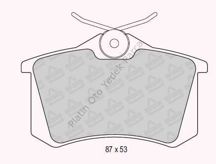 FREN BALATASI ARKA MEGANE II FLUENCE MEGANE IV GOLF I II III PASSAT POLO CADDY BORA 573005 00 440605839R
