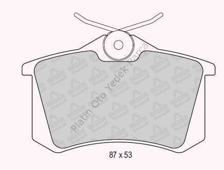 FREN BALATASI ARKA MEGANE II FLUENCE MEGANE IV GOLF I II III PASSAT POLO CADDY BORA 573005 00 440605839R