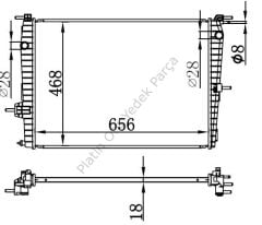 MOTOR RADYATORU FLUENCE 1.6I MEGANE III 214100067R