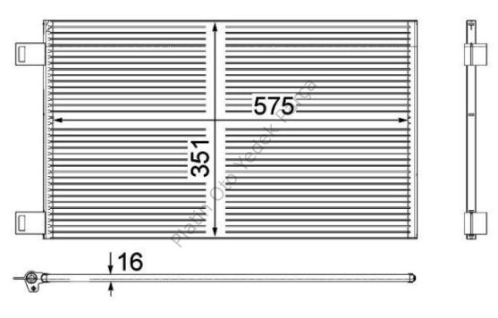 KLIMA RADYATORU CLIO KANGO III 10> 4155000054 8200455795