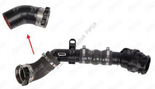 TURBO HORTUMU PLASTIK BORU HARIC DOKKER LODGY CLIO MEGANE 144607512R 6080900400