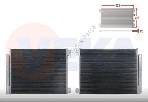 KLIMA RADYATORU RENAULT MEGANE IV 1.2-1.3 TCe 1.5 DCI 1.6-1.6 DCı 2016- 1.5 BlueDCI 2018- TALISMAN 1.3 TCe - 1.5 DCI - 1.6 DCI 2015- 921001829R 921002969R