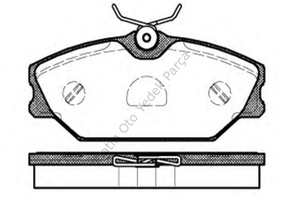 ON FREN BALATASI DISK FISSIZ MEGANE LAGUNA SCENIC 410607125R 7701206379 7701209380
