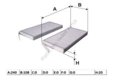 POLEN FILTRESI CIFTLI KANGO 1.5DCI 1.6 16V MASTER IV 2.3DCI MOVANO B 2.5CDTI 7701209837
