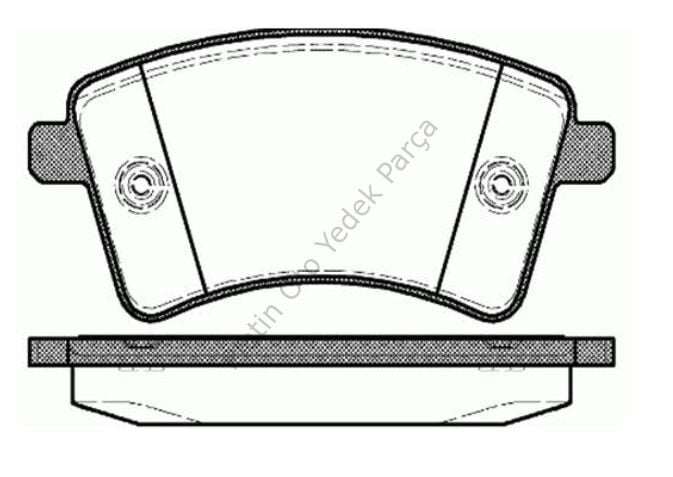 ON FREN BALATASI DISK KANGOO 08> CITAN 12> 410601334R