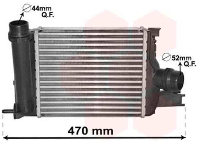 TURBO RADYATORU INTERCOOLER AL+PL SISTEM CLIO IV DUSTER 050CAC060