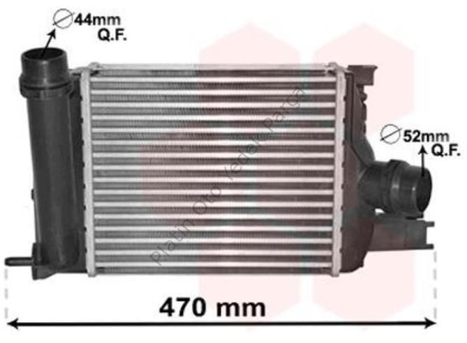 TURBO RADYATORU INTERCOOLER AL+PL SISTEM CLIO IV DUSTER 050CAC060