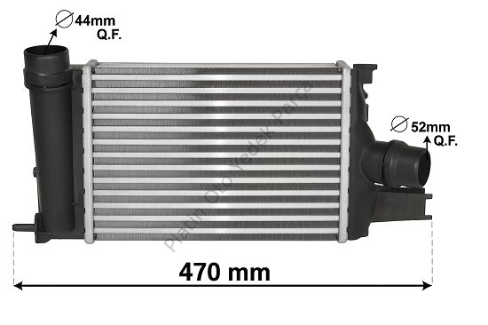 TURBO RADYATORU INTERCOOLER AL+PL SISTEM CLIO IV DUSTER 050CAC060