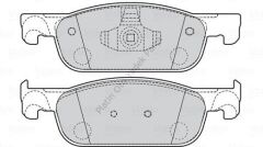 ON BALATA CLIO IV 0.9TCE 1.2 1.5DCI DUSTER LOGAN II SANDERO II 410605536R 410604682R