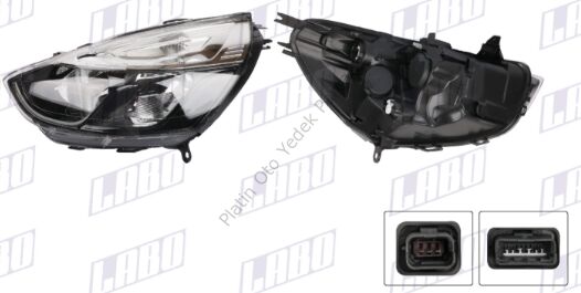 FAR SOL ICI SIYAH RENAULT CLIO IV 2016> 260609493R