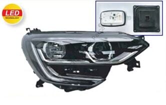 ON FAR SAG MEGANE IV TOUCH SIYAH CERCEVELI 16>20 260102686R 260106859R