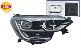 ON FAR SAG MEGANE IV TOUCH SIYAH CERCEVELI 16>20 260102686R 260106859R