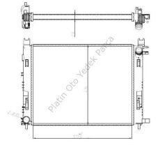 SU RADYATORU 26MM(MEKANIK) CLIO IV 1.2 1.5 DCI 214107326R 214102590R 214101612R 214100055R