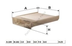 KABIN FILTRESI CLIO III MODUS NOTE MICRA DUSTER 8201370532 8201153808 7701062227 7701059997