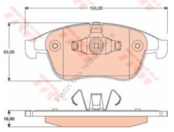ON FREN BALATASI DISK MEGANE III 2.0DCI SCENIC III 1.5DCI 1.9DCI 2.0DCI 1.6I 2.0I 09 TALISMAN 1.6 DCI 440608746R 410605055R 410600629R