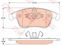 ON FREN BALATASI DISK MEGANE III 2.0DCI SCENIC III 1.5DCI 1.9DCI 2.0DCI 1.6I 2.0I 09 TALISMAN 1.6 DCI 440608746R 410605055R 410600629R
