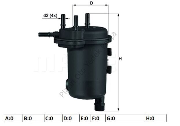 MAZOT FILTRESI CLIO II KANGO SYMBOL THALIA JUJE F15 7701061576