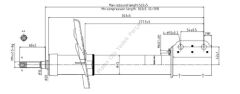 AMORTISOR ON SAG/SOL SANDERO STEPWAY II 1.5 DCI 2012- 543029731R 543029600R 543021807R