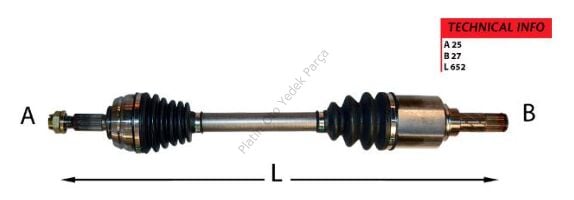 AKS SOL DUSTER 4X4 1.5DCI 2010- 391016840R 391017275R